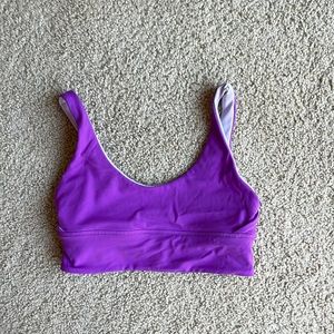 Size 6 Lilac and Purple Reversible Lulu Bra Excellent Condition